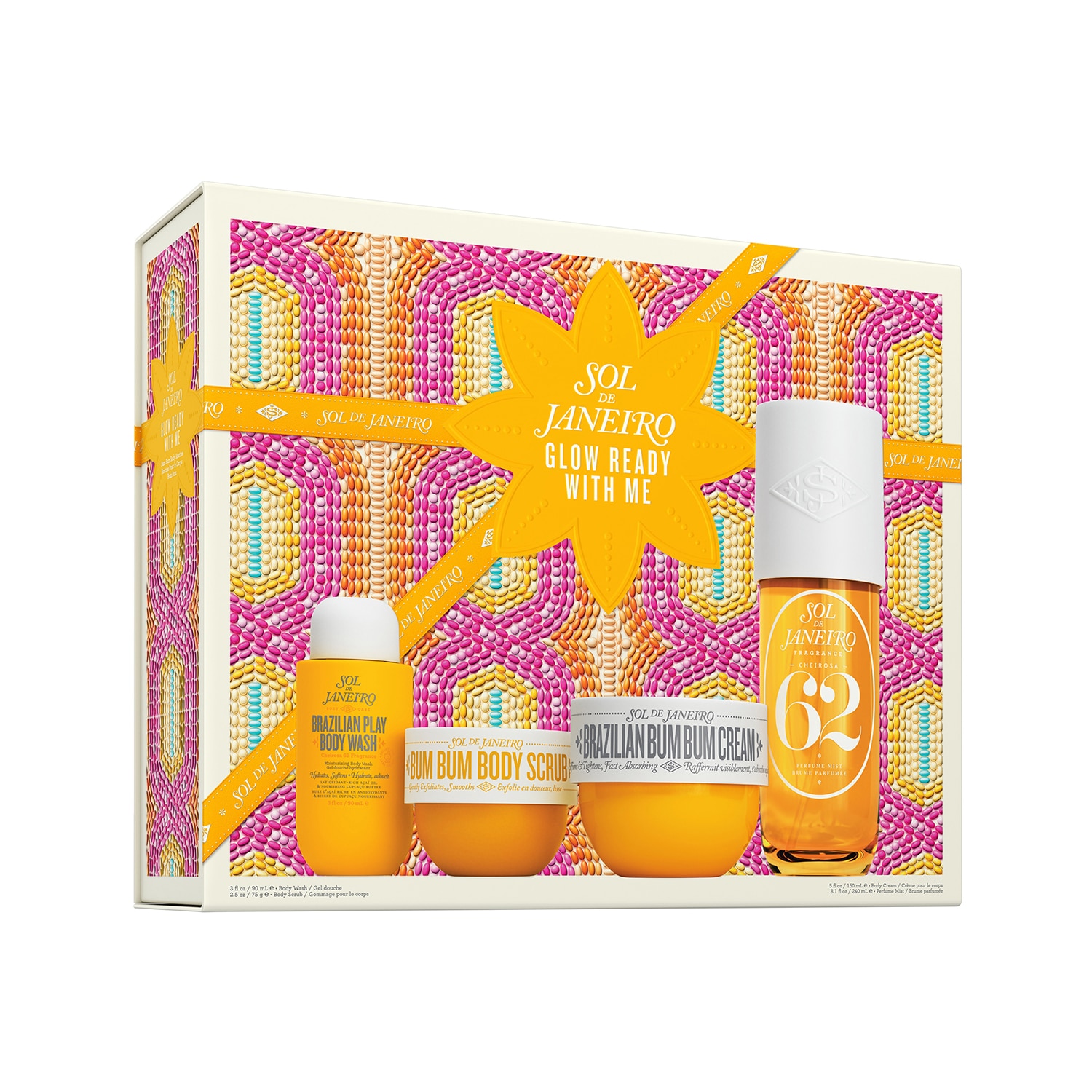 GLOW READY WITH ME BUM BUM BODY ROUTINE GIFT SET (SET DE CUIDADO CORPORAL)